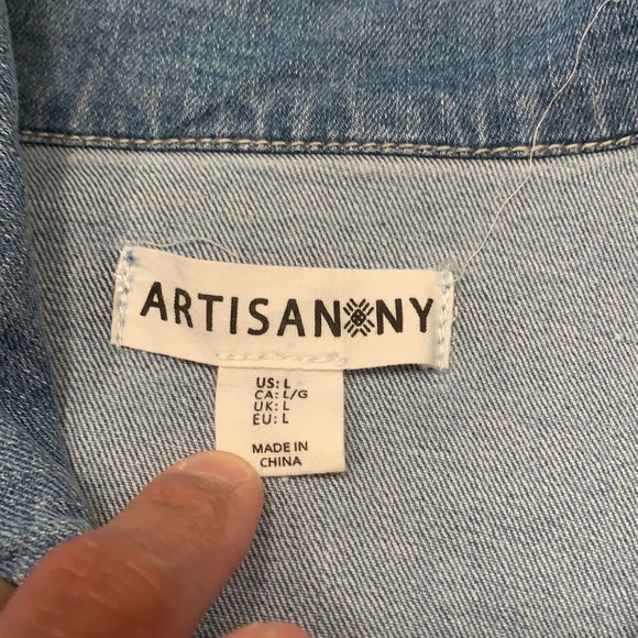 Jean vest like new - Picture 3 of 5